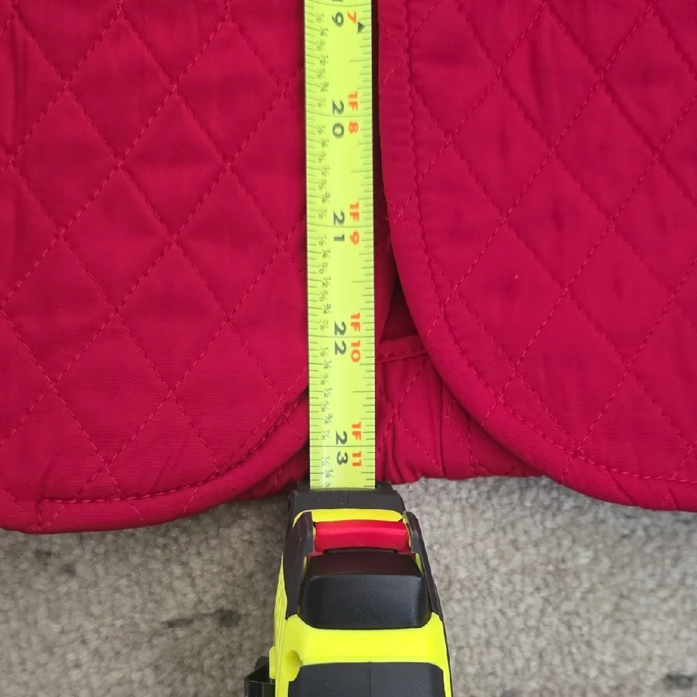 Talbots Vest Women's  Button Front Top Fleece Lined Casual Outdoors, M, Preowned - Picture 9 of 13